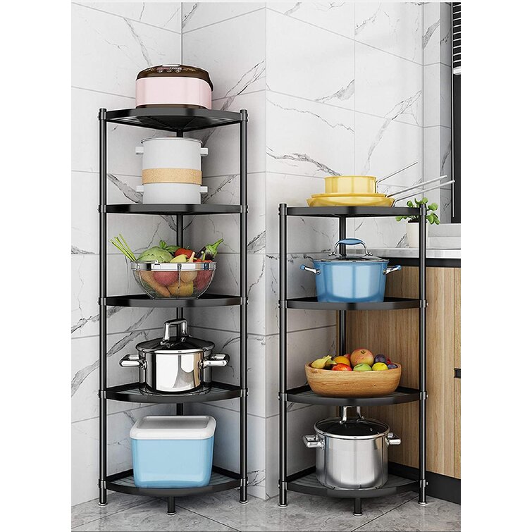 Steel kitchen best sale corner shelf